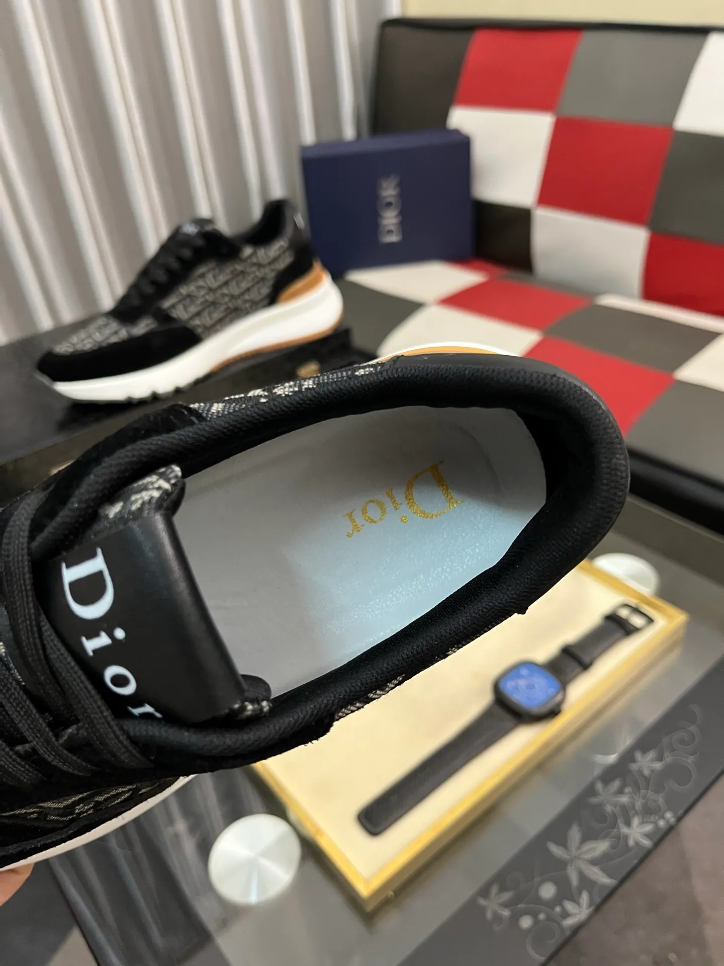 Men's shoes 💰438⌚️⌚️ [Dior] new casual shoes. Exclusive mold-making custom style, the fabric is imported from Italy, and the leather is breathable inside. Exclusively molded and customized outsole is wear-resistant. Counter-level version, perfect matching, on-shoe effect, and exquisite workmanship. Code number: 38-444️⃣Colors available
